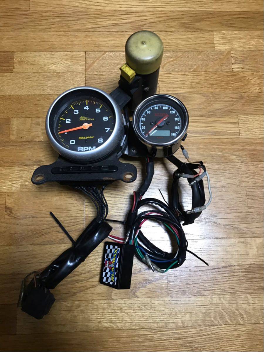 ハーレーダビッドソン スポーツスター オートメーター デイトナ タコメーター スピードメーター シフトライト シフトライト_1