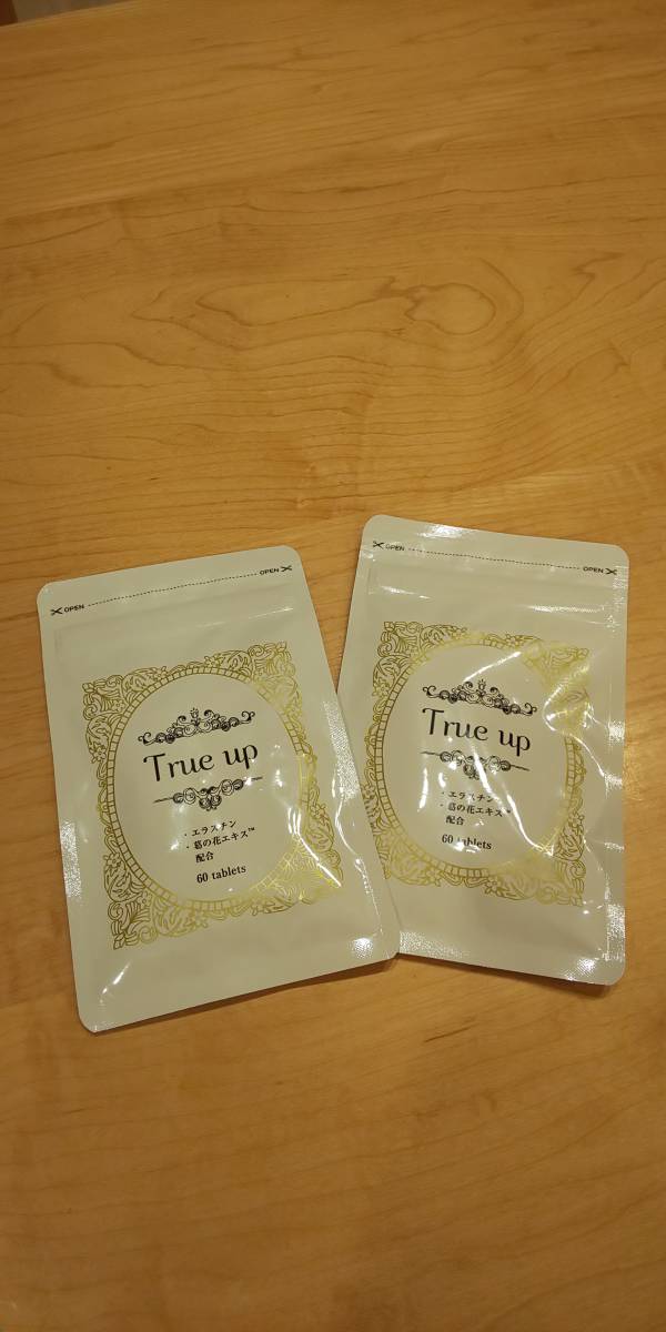 True up トゥルーアップ バスト アップ サプリメント エラスチン 2袋 