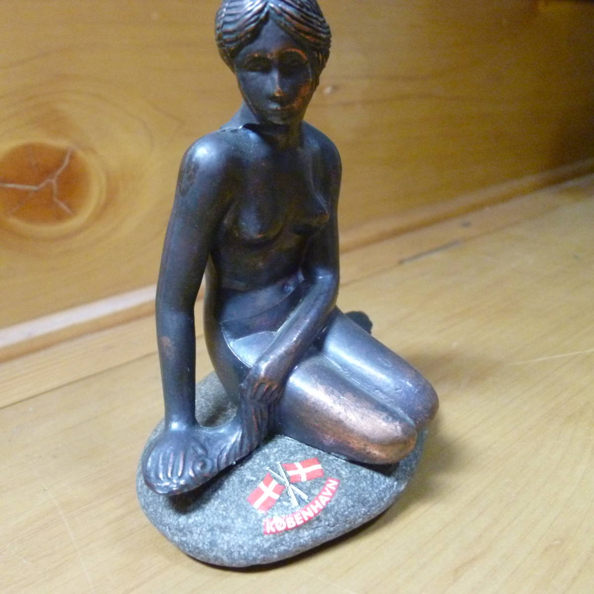 1円 銅製 人魚姫の像 約１１ｃｍ デンマーク コペンハーゲン観光土産 置物 ペーパーウェイト 検 ロイヤル コペンハーゲン 置物 売買されたオークション情報 Yahooの商品情報をアーカイブ公開 オークファン Aucfan Com