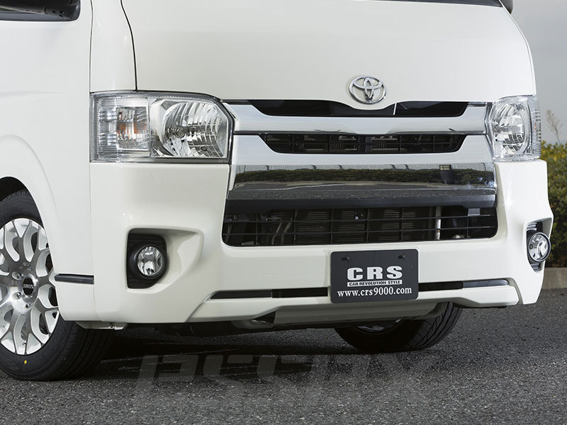 コンバージョンバンパー ESSEX CRS ホワイト ハイエース ABS製 | ABS 