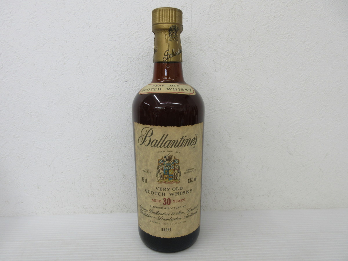 30年 バランタイン ベリーオールド 750ml 43% Ballantine