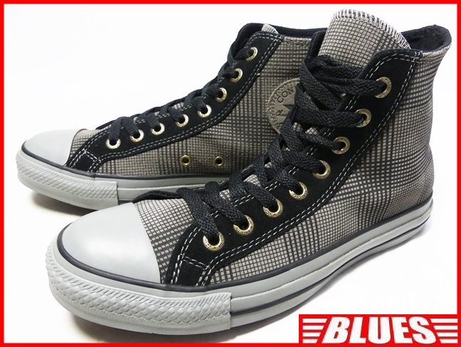即決☆CONVERSE☆25.5cm レザーハイカットスニーカー コンバース