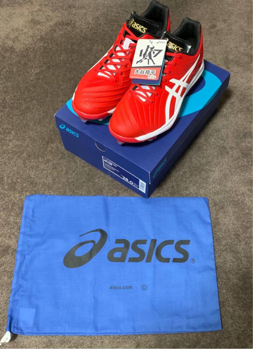 asics 大谷翔平モデル アシックス 野球用スパイク 28cm アイスタンドSM