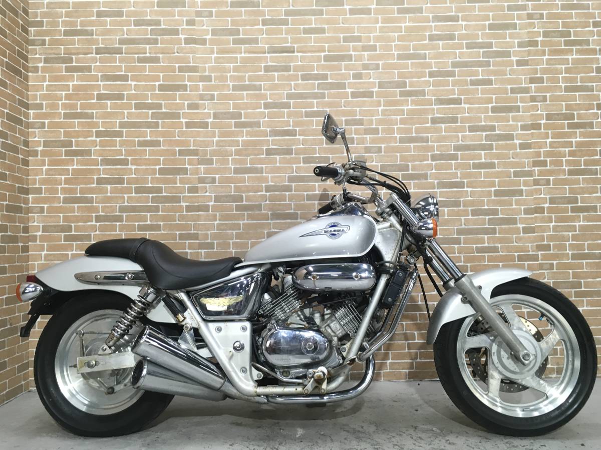 ホンダ マグナ250 純正タンク レッド