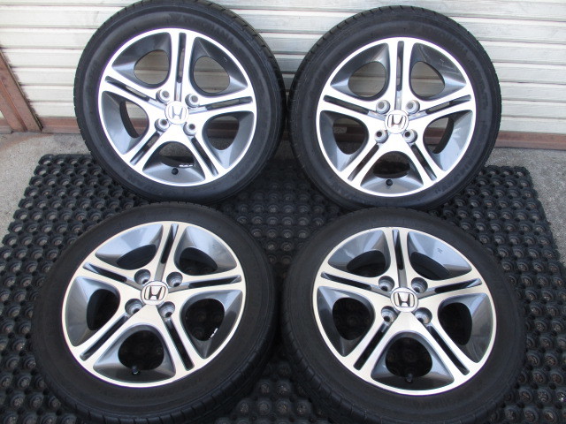 B233 ホンダ純正 14×4.5J+45 100 4H ヨコハマ 165/55R14 4本