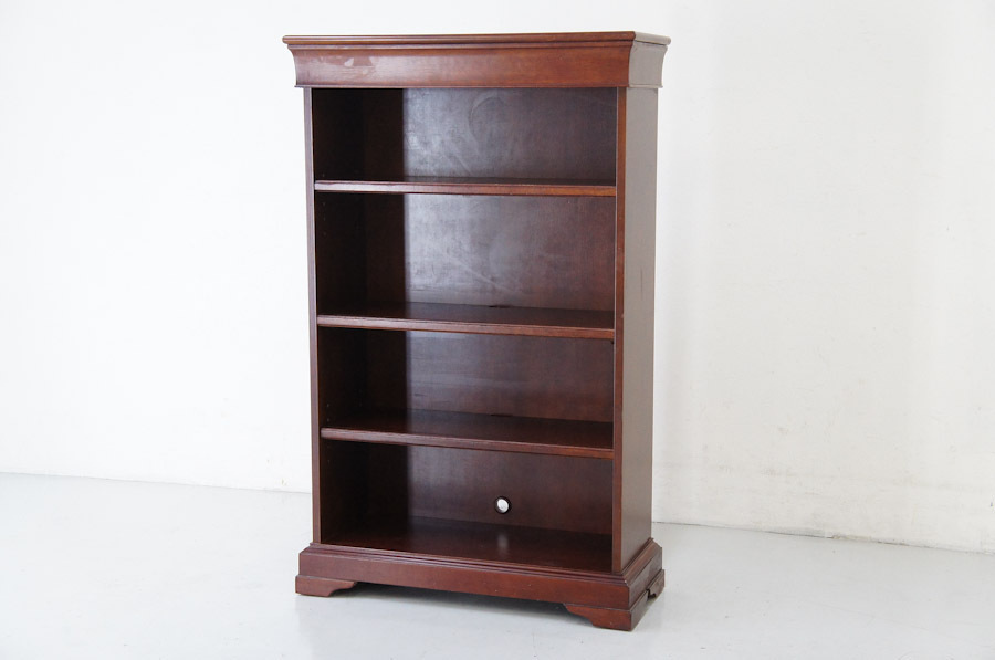 ☆英国様式☆オープンラック4段☆本棚 ブックケース 飾り棚 オーディオ