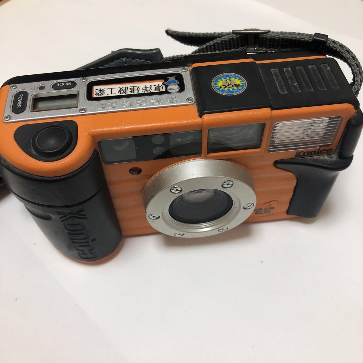 希少色 オレンジ コニカ 現場監督 フィルムカメラ 28 WB ECO フィルム