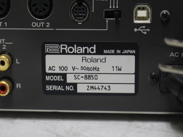 H8101 Roland 音源モジュール SC-8850 現状品 Roland ローランド H8101 Roland 音源モジュール SC-8850 現状品 Roland ローランド