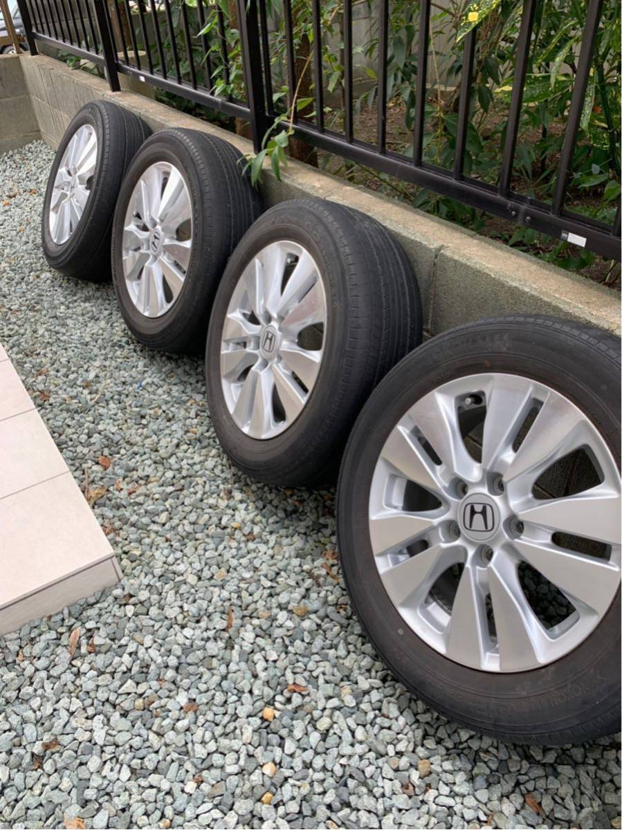 ステップワゴンスパーダ Rk5 純正16インチアルミホイール タイヤ ラジアルタイヤ 売買されたオークション情報 Yahooの商品情報をアーカイブ公開 オークファン Aucfan Com