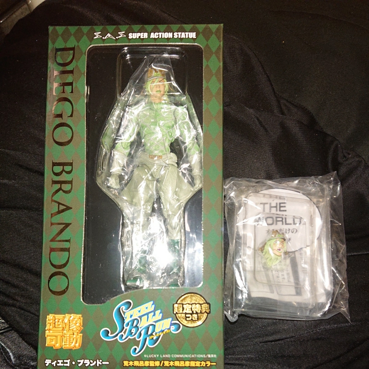 【新品未開封】 ディエゴ・ブランドー WF 2018 超像可動 ジョジョ スティールボールラン SBR ワンフェス 限定特典付 ジョジョの奇妙な冒険 _1