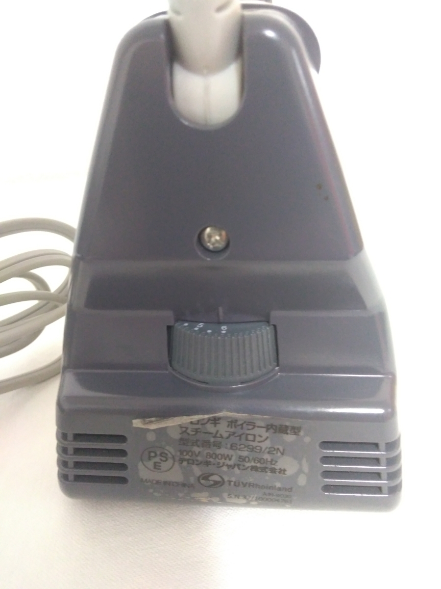 動作ok！デロンギ Delonghi ボイラー内蔵型 スチームアイロン 6299/2N