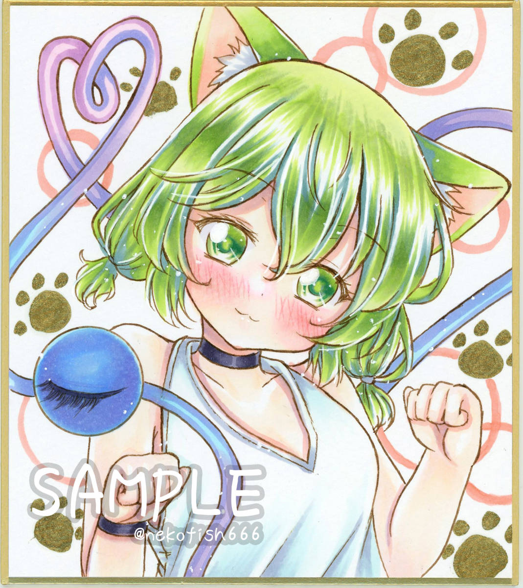 同人手描きイラスト 東方project 古明地こいし 猫宮ひなた衣装 手描きイラスト 売買されたオークション情報 Yahooの商品情報をアーカイブ公開 オークファン Aucfan Com