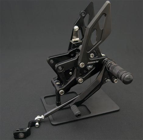 YZF-R25 YZF-R3 バックステップ rearsets Black | YZF-R25 バック プレート 0 ~25&frasl;YZF