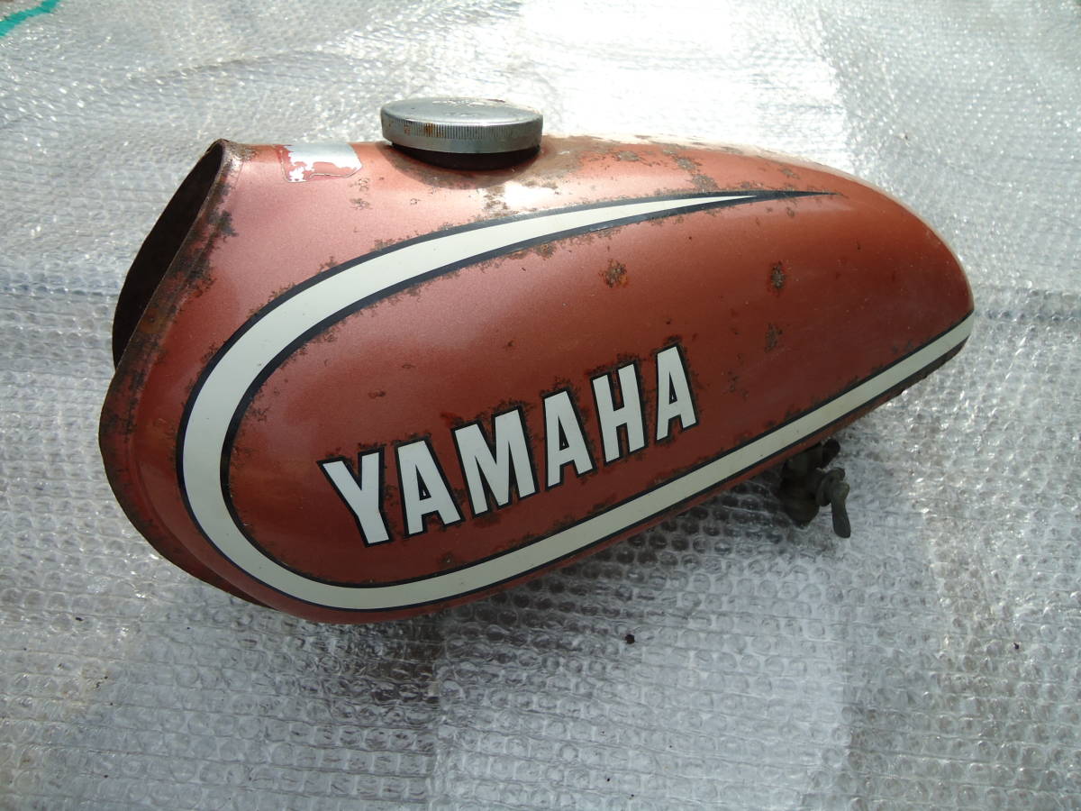激レア！YAMAHA純正バイクタンク 「GT50 ミニトレ」1977年 ミニトレGT50のタンク 激レア！YAMAHA純正バイクタンク 「GT50