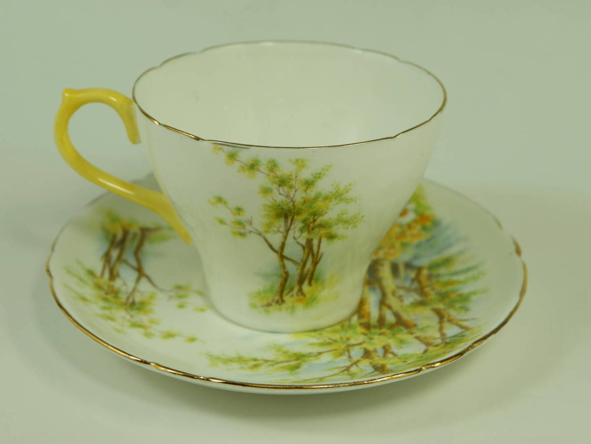 シェリー ラッパ水仙 カップ&ソーサー Shelley 