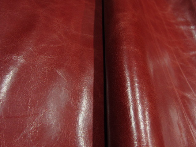 大きめ★プルアップ★コンビ鞣し★レッド★183ds