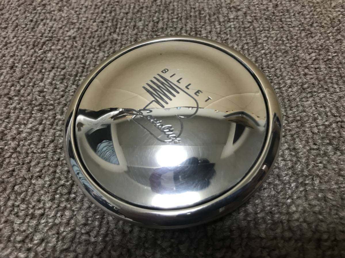 ビレットステアリング レザー カルフォルニアカスタムUSAホーンボタン
