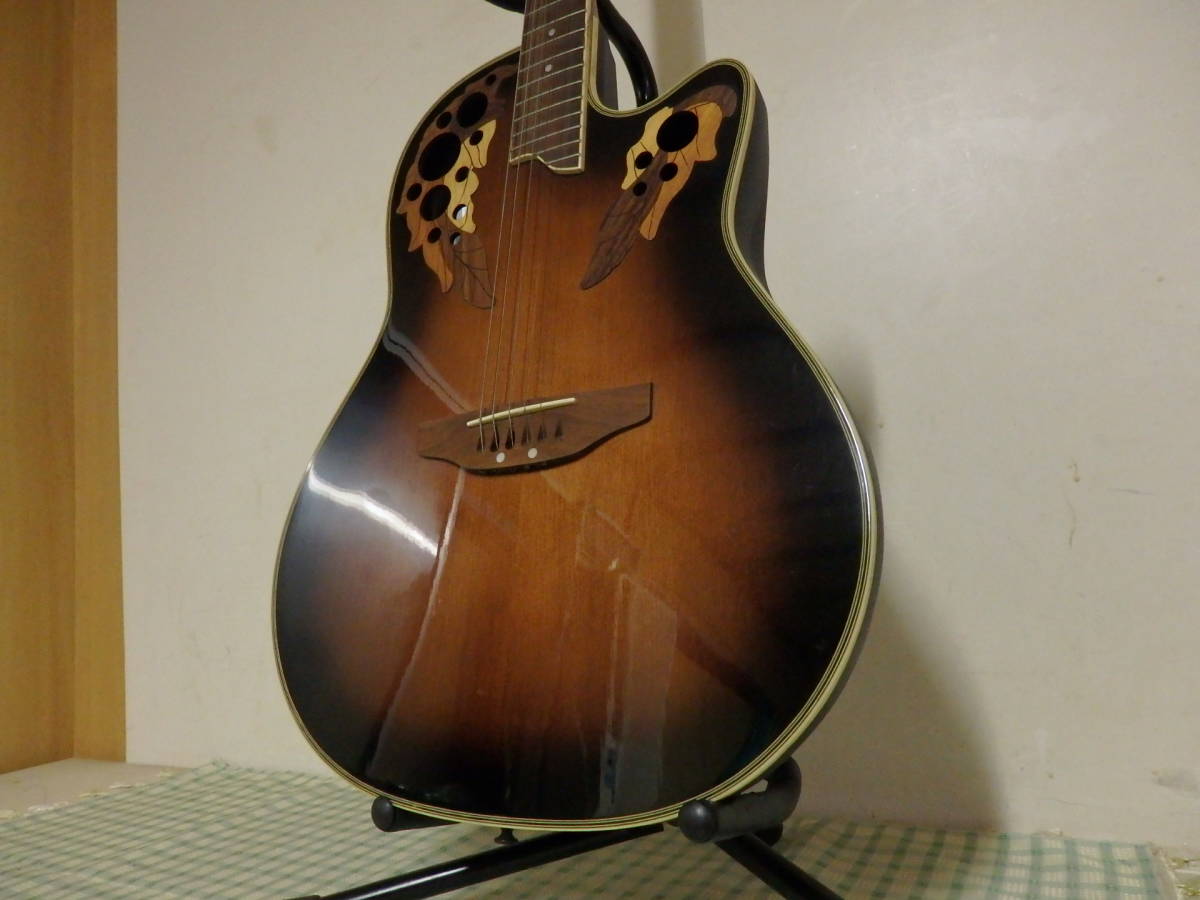 Deluxe Ovation Celebrity | - Guitar Box Acoustic-Electric CC48 SS 
