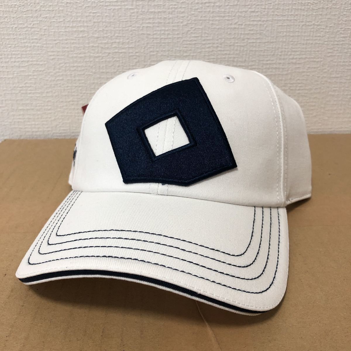 SALE，最新作 品 オノフ ONOFF ゴルフ キャップ ホワイト ネイビー(その他)｜売買されたオークション情報、yahooの商品情報をアーカイブ公開 - オークファン キャップ