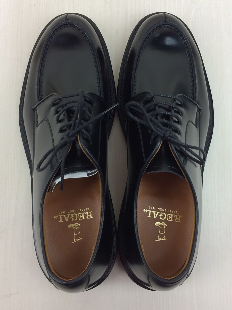 REGAL◇リーガル/ドレスシューズ/26cm/BLK/レザー/Uチップ/JU15