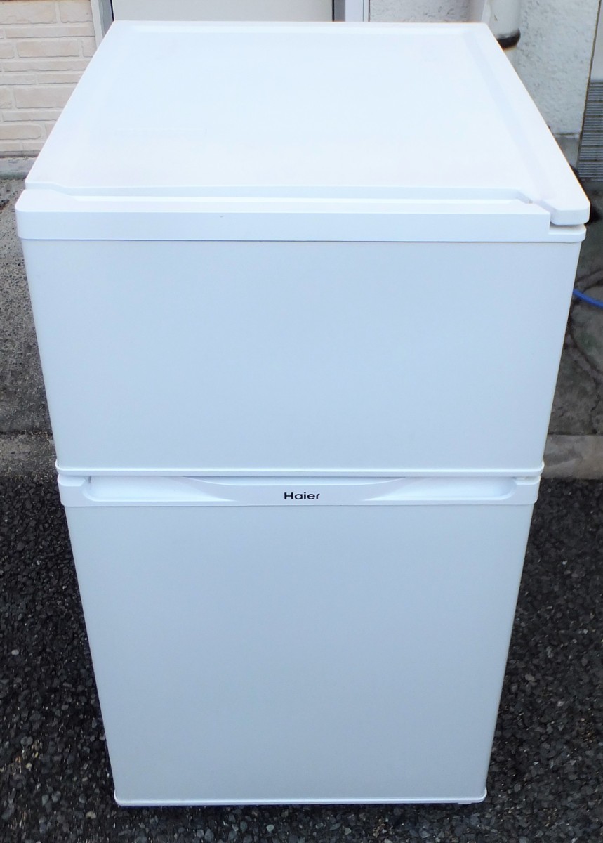 横浜市内配達ハイアール91L 2ドア 冷凍冷蔵庫 JR-N91K 一人暮らし