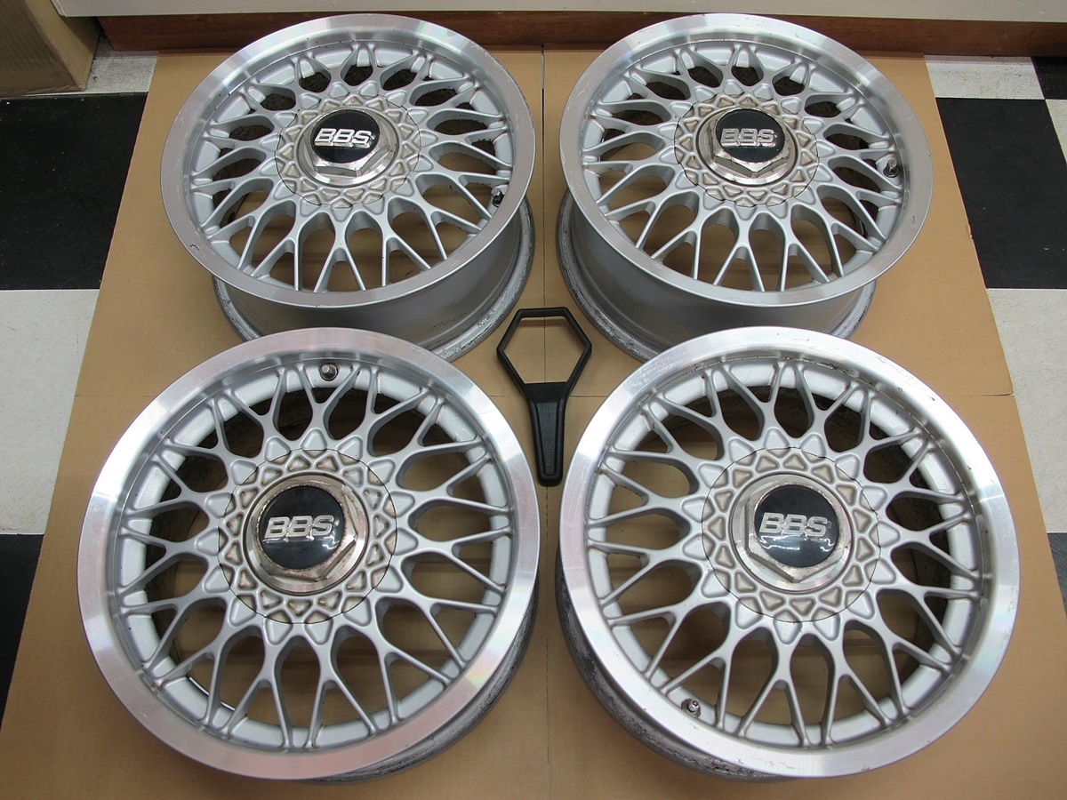 BBS 14インチ - RG036 RG037 PCD100 4穴 6J ☆BBS ＋40 6J＋45 14インチ2