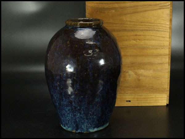 九谷焼】？！大壺 白磁 丸壺 花瓶 飾壺 銘あり 直径約28cm 伝統工芸