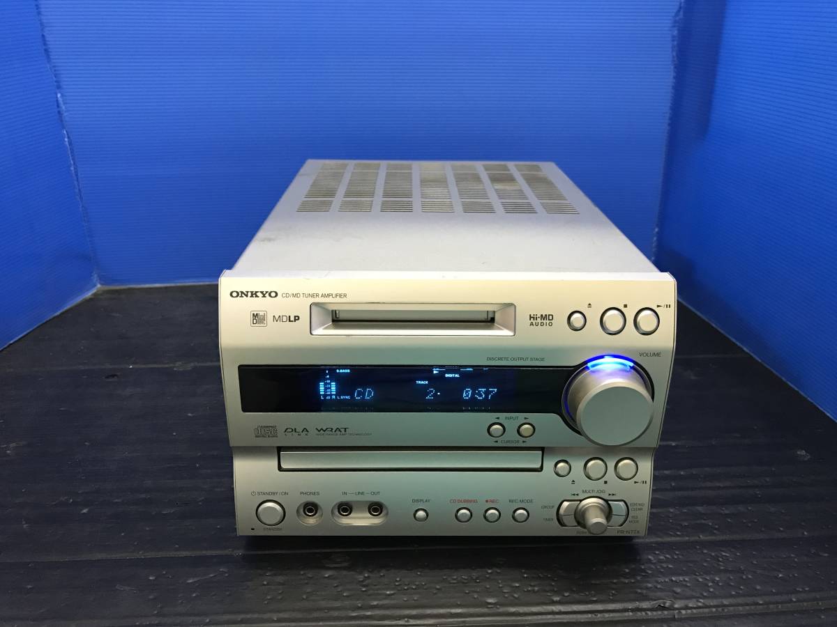 ONKYO Hi-MD対応 CD/MDチューナーアンプシステム FR-N7TX 本体のみ