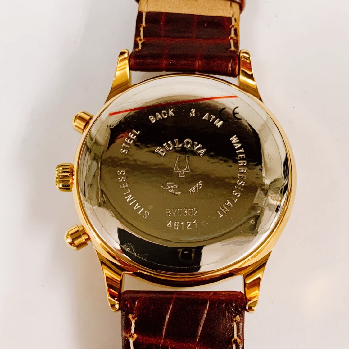 ブローバ（Bulova）の「BVC302」 金色 クロノグラフ 腕時計 ブローバ 