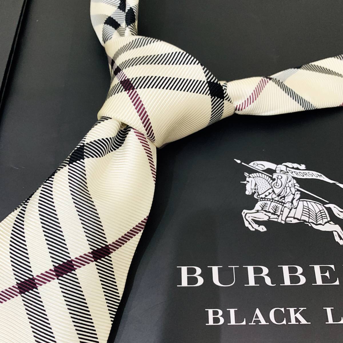BURBERRY BLACK LABEL ネクタイ 3本セット 名作 レア BURBERRY BLACK LABEL バーバリーブラックレーベル ネクタイ