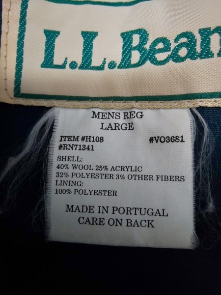 エルエルビーン L.L.Bean ブルゾン サイズL グレー×グリーン×ライトブルー メンズ 冬物 ジャケット (エルエルビーン) ブルゾン エルエルビーン 襟 00s エル・エル・ビーン・セーター・フリース・フルジップ・ジャケット