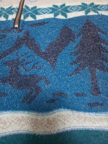 エルエルビーン L.L.Bean ブルゾン サイズL グレー×グリーン×ライトブルー メンズ 冬物 ジャケット (エルエルビーン) ブルゾン エルエルビーン 襟 00s エル・エル・ビーン・セーター・フリース・フルジップ・ジャケット