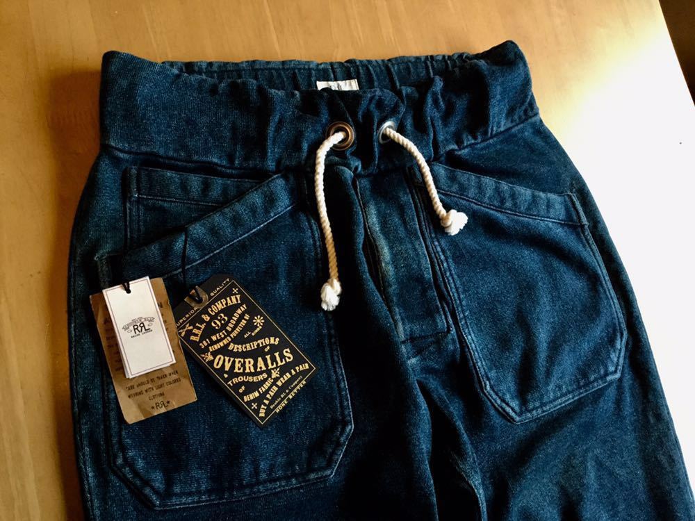 RRL インディゴスウェットパンツ S 本藍染 ステンシル入り ラルフ