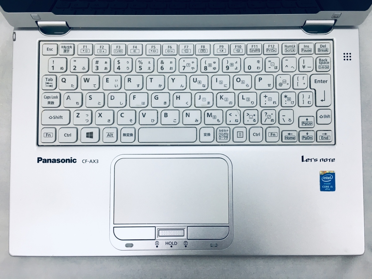 Panasonic Let's note CF-AX3 / Intel Core i5 4300U 2.50GHz / 128GB