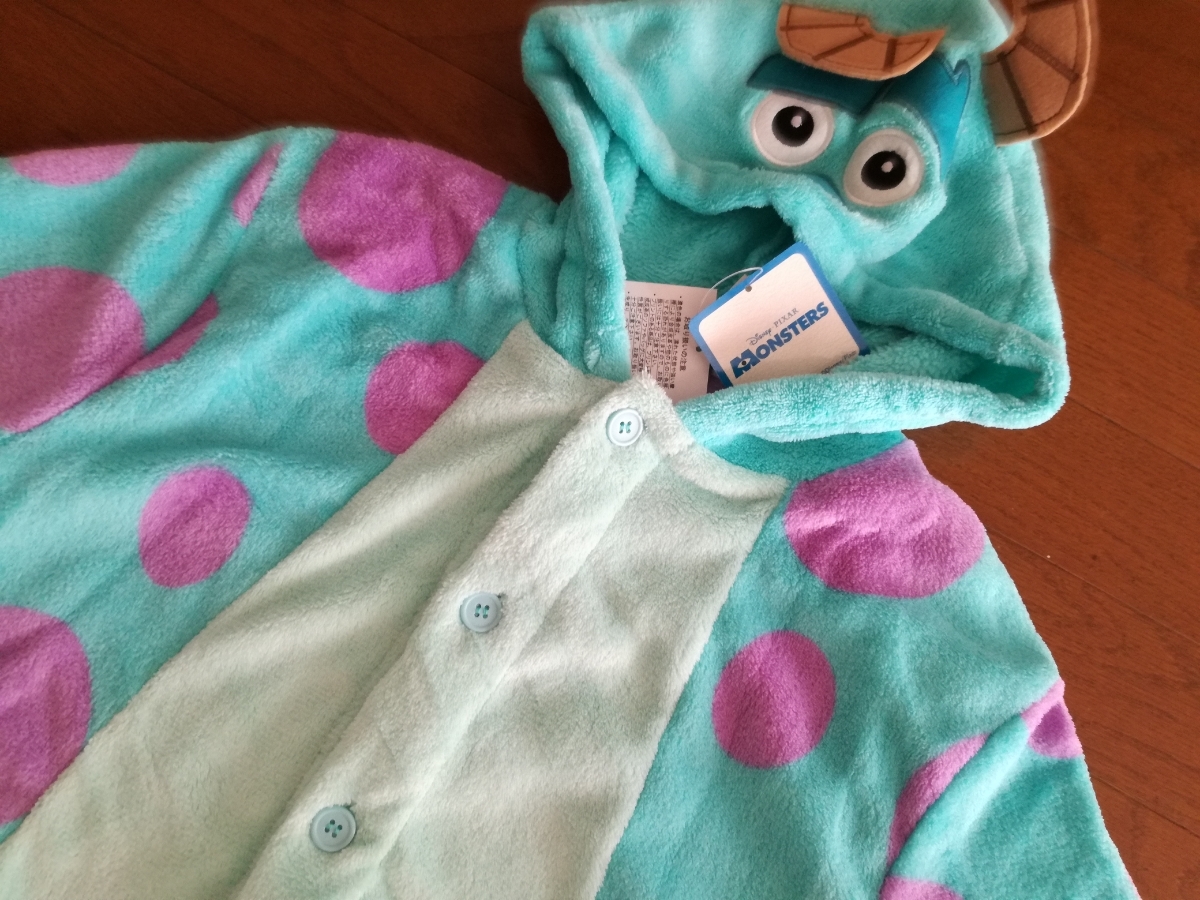 タグ付130 モンスターズインク サリー なりきり着ぐるみパジャマ 着ぐるみスーツ あったか素材 130 125 134cm 売買されたオークション情報 Yahooの商品情報をアーカイブ公開 オークファン Aucfan Com