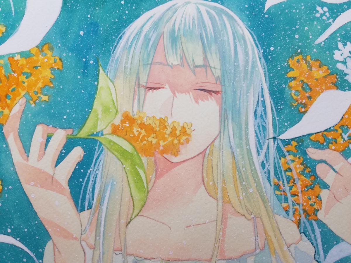 オリジナル 手描きイラスト 女の子 金木犀 B5 手描きイラスト 売買されたオークション情報 Yahooの商品情報をアーカイブ公開 オークファン Aucfan Com