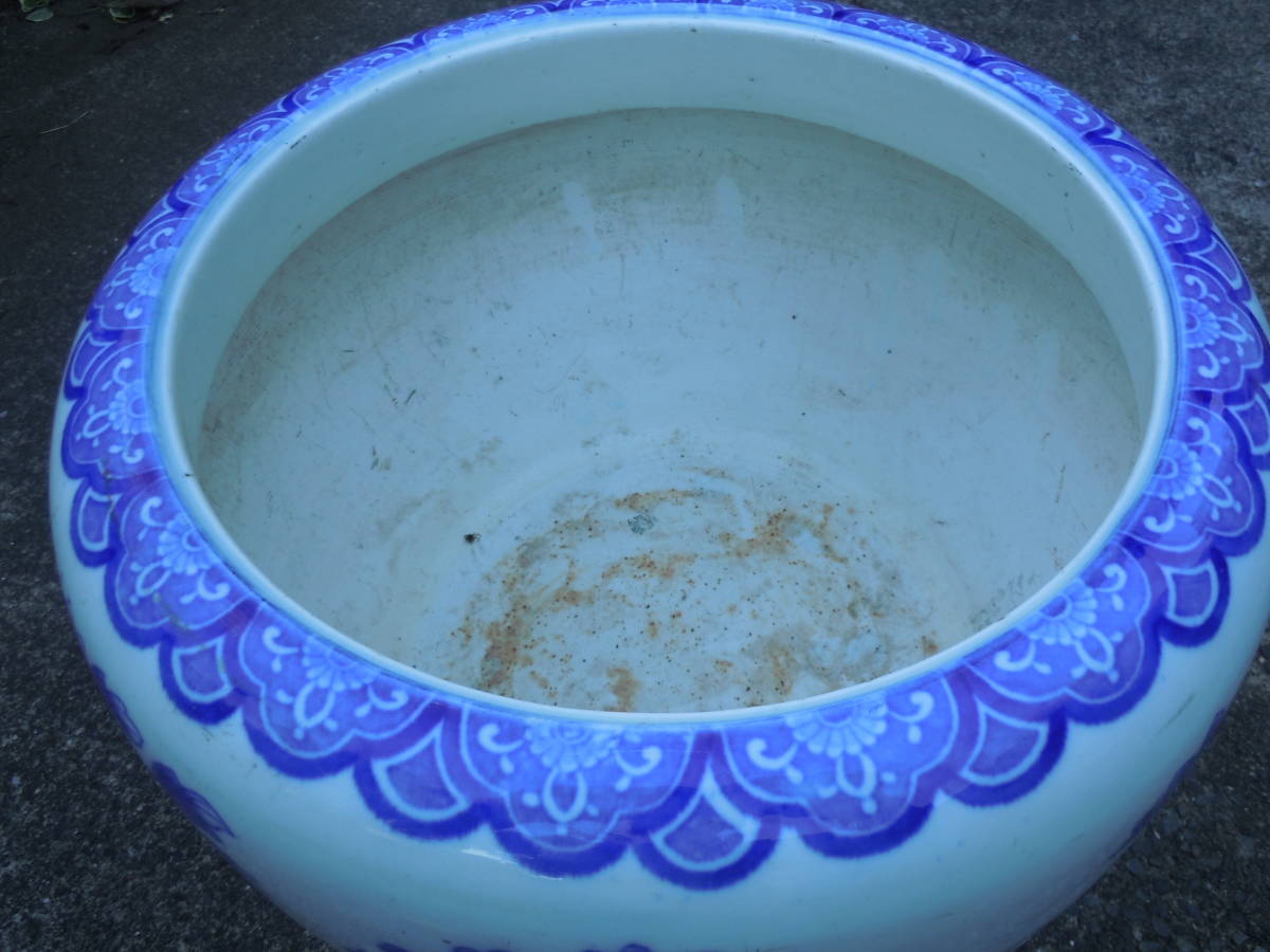昭和レトロ 火鉢 睡蓮鉢 金魚鉢 メダカ鉢 レトロ 中古 昭和レトロ火鉢/手あぶり/睡蓮鉢/金魚鉢/メダカ入れ/鉢カバー 染