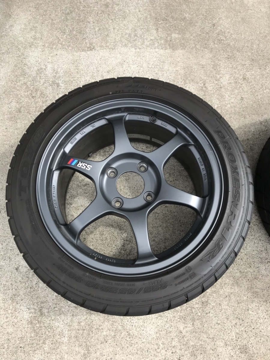 SSR 16インチ ホイールセット タイプC 4穴　114.3 SSR タイプC 2本 ホイール 16インチ 114.3 4穴 +45 【公式通販】