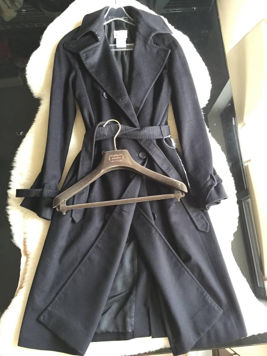 アニオナagnona ロングコート AGNONA アニオナ ロングコート シャギー 