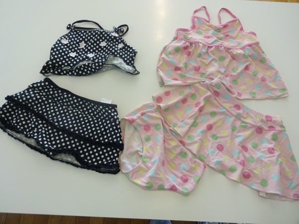 ニッセン キッズ水着 女の子 セパレート水着 ２着セット サイズ１４０cm ドット柄 難あり 140 135 144cm 売買されたオークション情報 Yahooの商品情報をアーカイブ公開 オークファン Aucfan Com