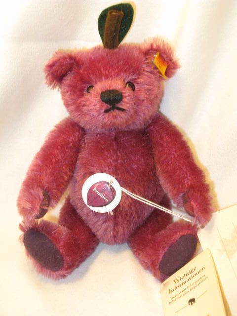 ☆シュタイフ絶版☆「フルーツテディベア・プラム」☆18cm Steiff
