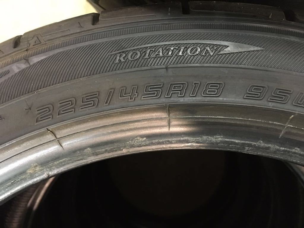 バリ山 ダンロップ ディレッツァ　225/45R18 4本_4