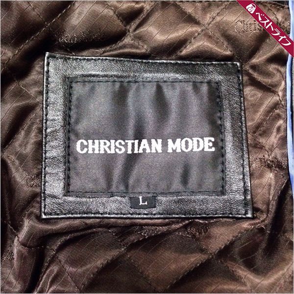 CHRISTIAN MODE クリスチャンモード レザー ジャケット ブルゾン 羊革 