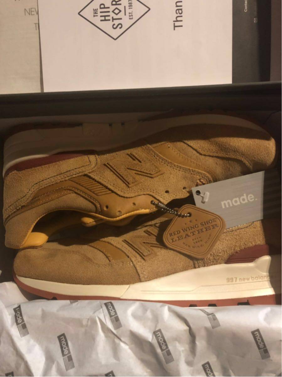 New Balance x Red Wing M997RW 26.5cm ニューバランス レッドウィング M997 海外正規店購入品