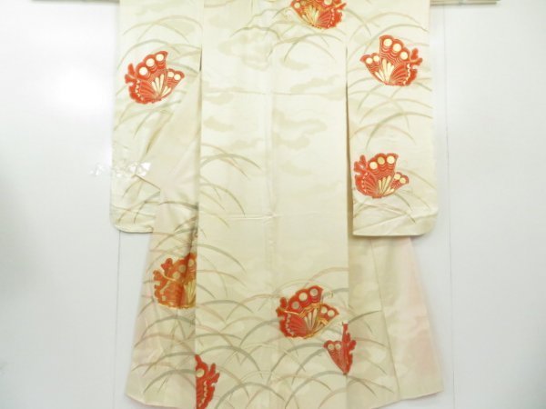 バッグ付き☆振袖フルセット(9点)成人式・高級古典柄・金駒刺繍・吉祥文様・金彩 きめ細やかな金駒刺繍を施し美しい色彩が格の高さを感じさせる本格志向