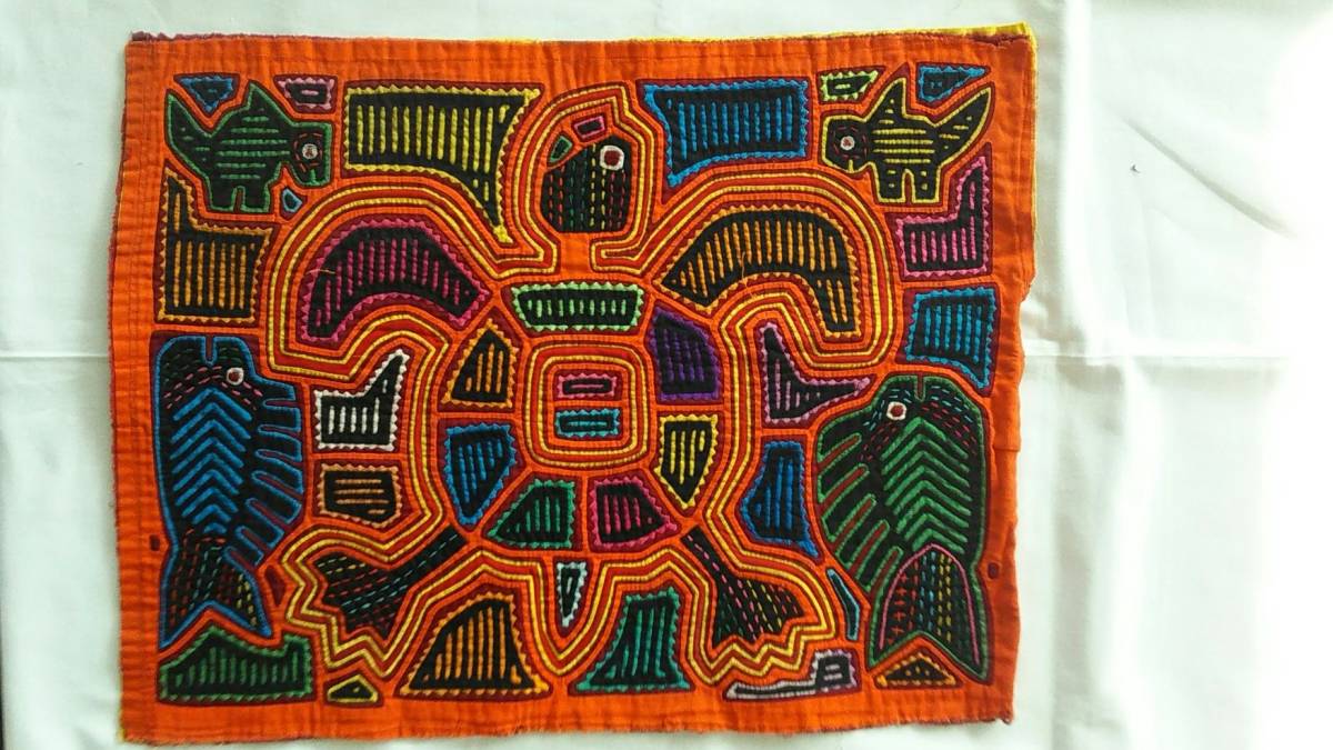 パナマ モラ刺繍 MOLA | 刺繍 クナ族 2026年最新Yahoo!オークション 