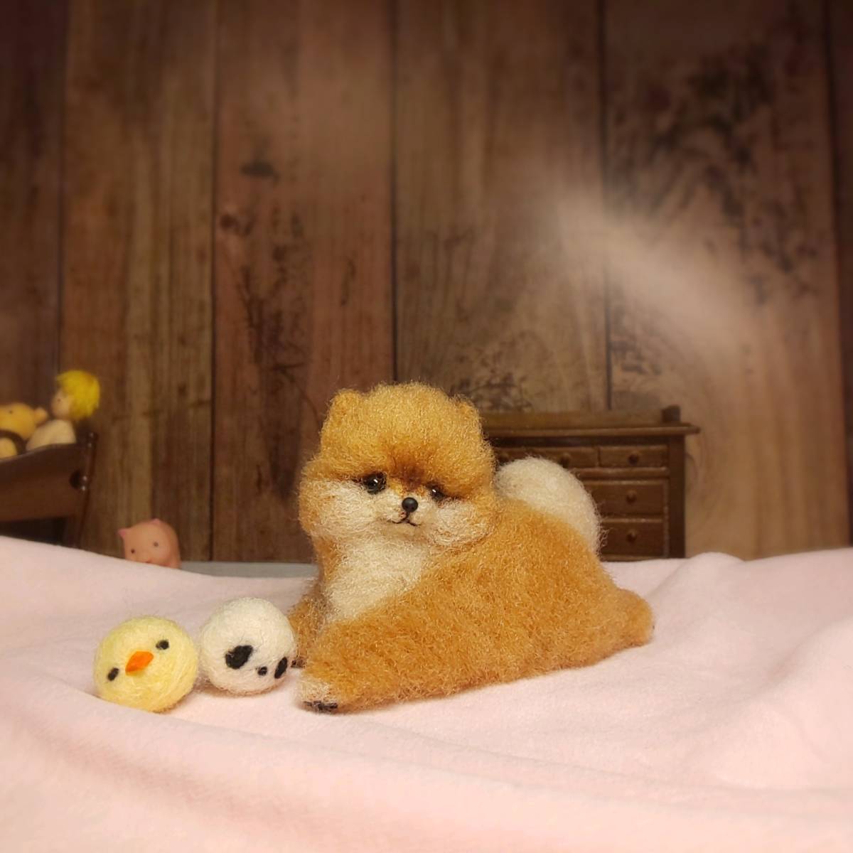 ポメラニアン保育園 コロコロボール 遊ぶ子犬 羊毛フェルト ハンドメイド ブライス プレゼント ミニチュアドールハウス 羊毛フェルト 売買されたオークション情報 Yahooの商品情報をアーカイブ公開 オークファン Aucfan Com