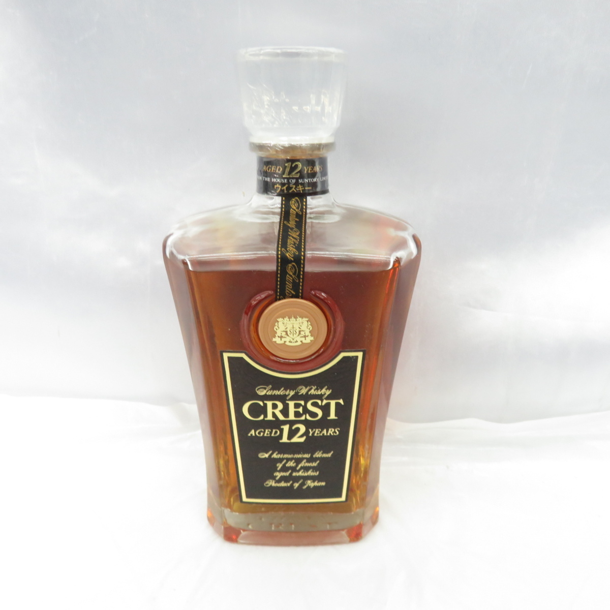 1円 ~【未開栓】SUNTORY サントリー クレスト 12年 ウイスキー 700ml 43% 10507786