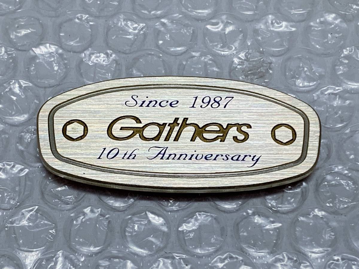 新品☆ 非売品 当時物 Gathers ギャザズ 10th アニバーサリー エンブレム ホンダ 純正 OP オプション NSX シビック インテグラ 無限 ①
