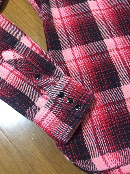 美品☆【AKM×FIVE BROTHER】コットンチェックシャツ M FIVE BROTHER (ファイブブラザー) フランネル ヘビー ライトフランネル